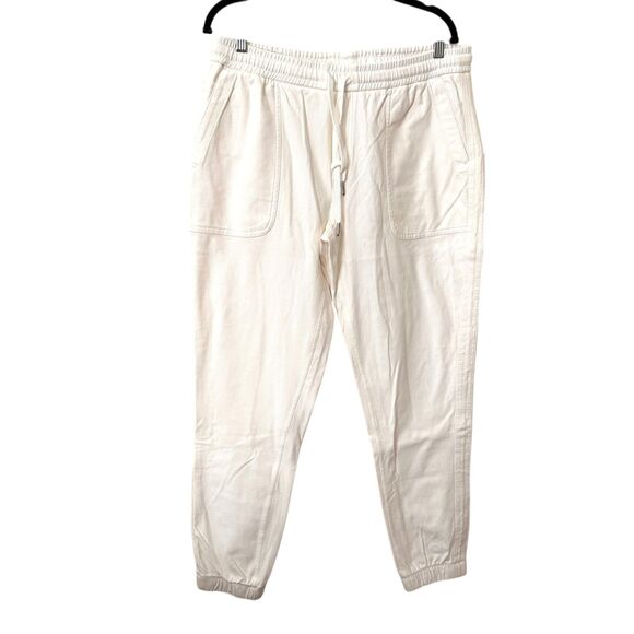 ATHLETA Farallon Jogger Pant White‎ Large - Picture 2 of 6